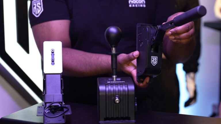 Revosim sim racing handbrake, shifter and clutch set for early March release