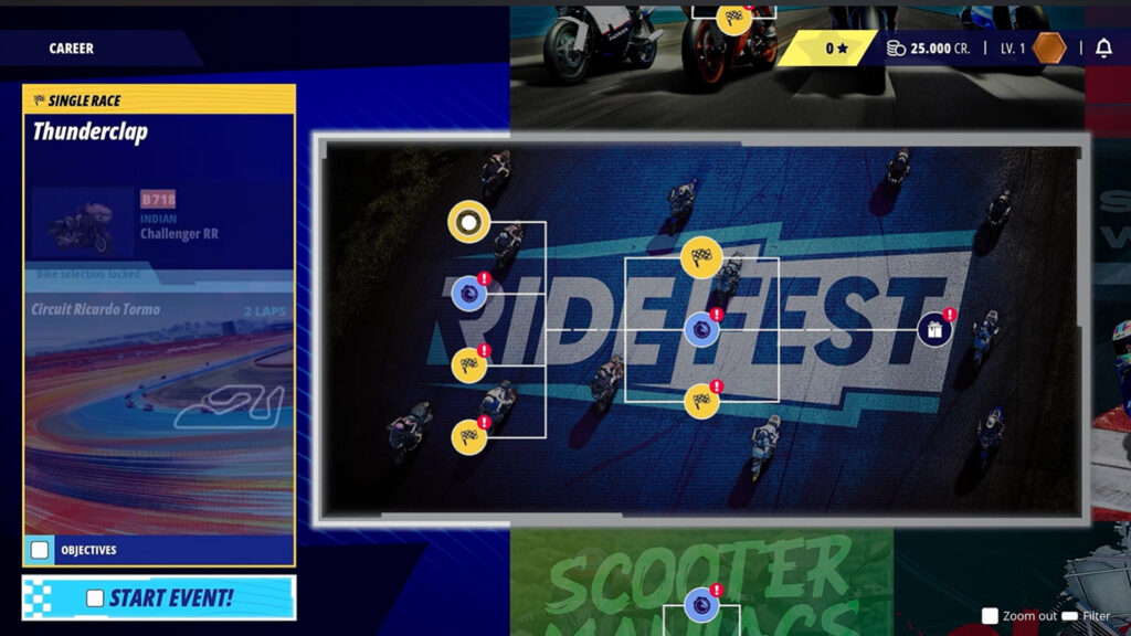 Ride 6 Ride Fest career mode 03