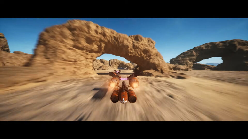 Star Wars: Galactic Racer podracing gameplay