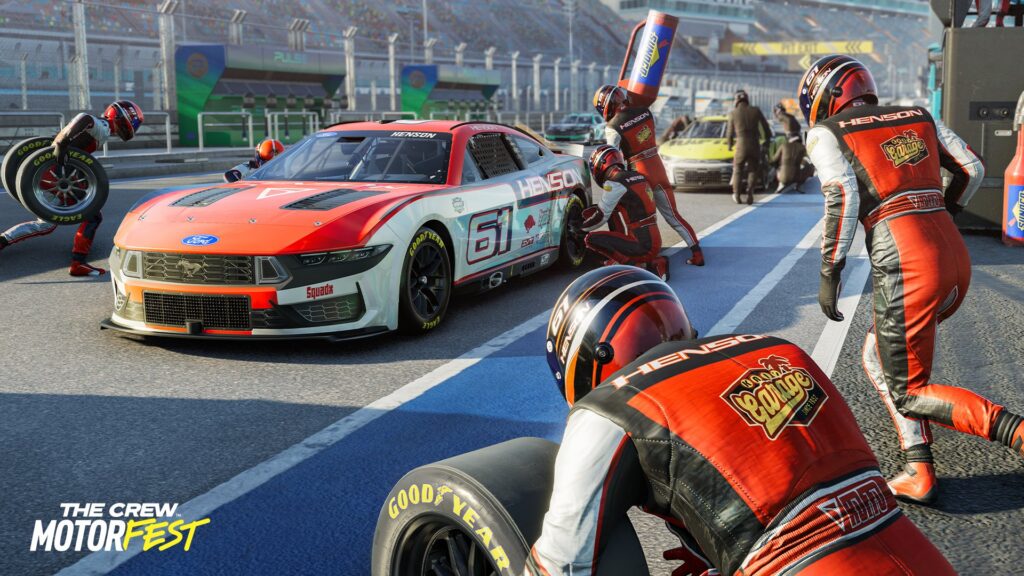 The Crew Motorfest NASCAR pit stop