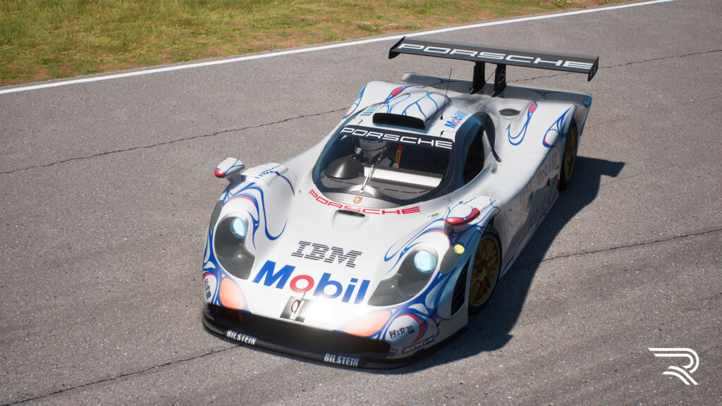 This is the Porsche 911 GT1 in Rennsport 03