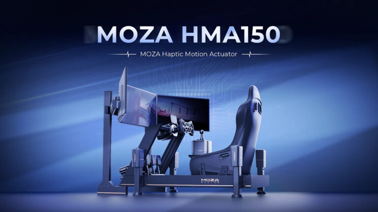 HMA150, Moza unveils slimline four-axis motion platform