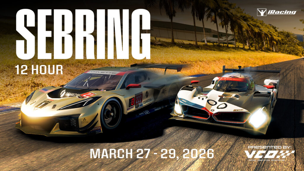 Your guide to iRacing’s 12 Hours of Sebring Special Event