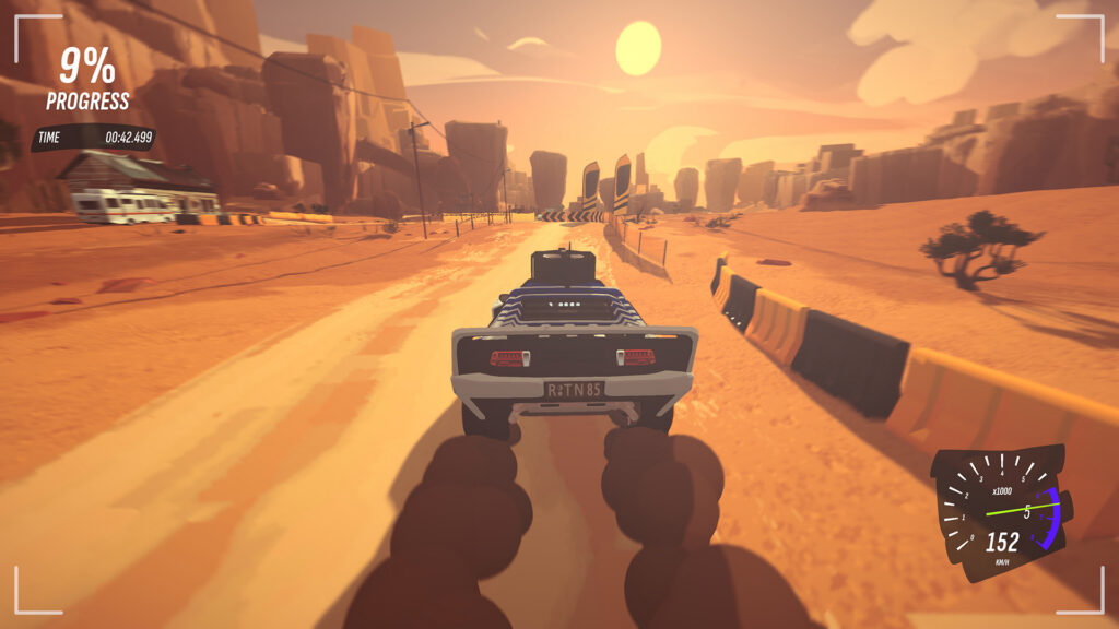 Stylised rally racer #DRIVE Rally heading to console this year