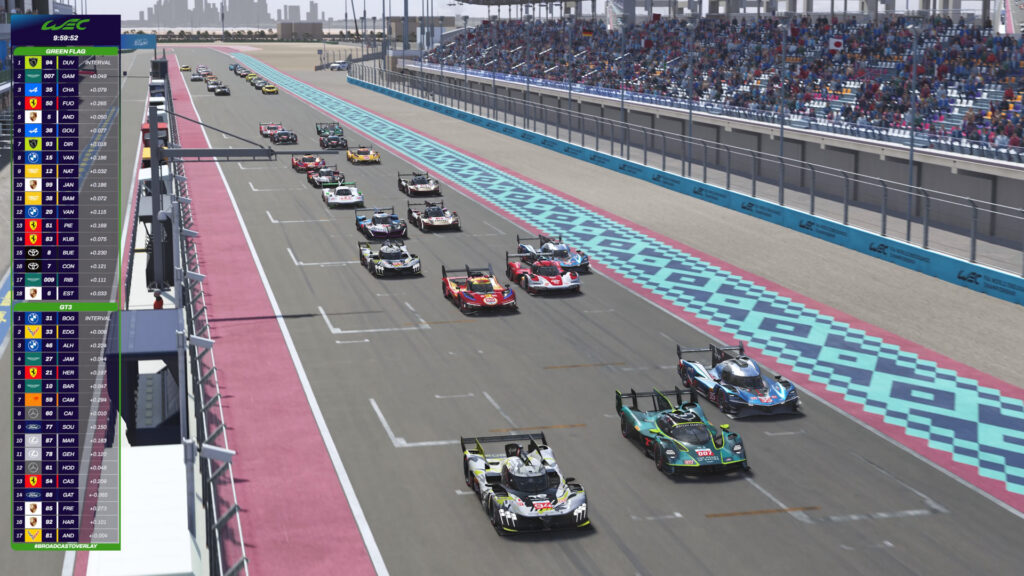 Le Mans Ultimate broadcast overlay