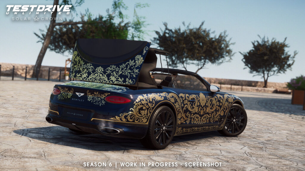Test Drive Unlimited Solar Crown to add Bentley Continental GTC Speed in Season 6
