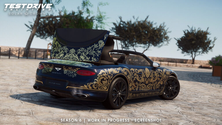 Test Drive Unlimited Solar Crown to add Bentley Continental GTC Speed in Season 6