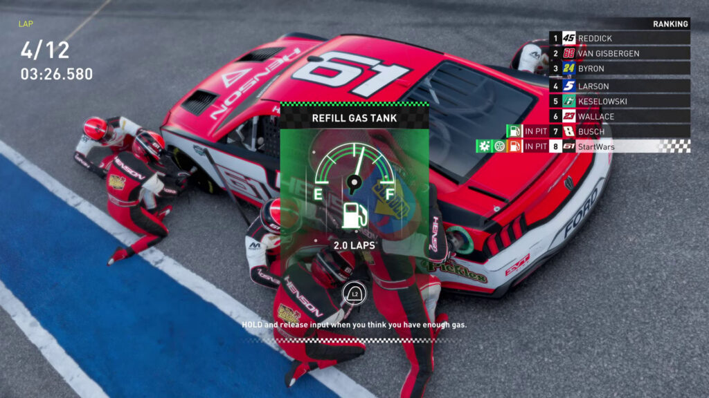 The Crew Motorfest pit stop refuel screenshot