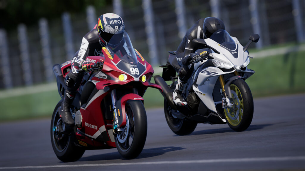 Ducati Panigale V4 S EM (2025) Aprilia RSV4 Factory E5 (2024), Japanese and Italian motorcycle DLC now available in Ride 6