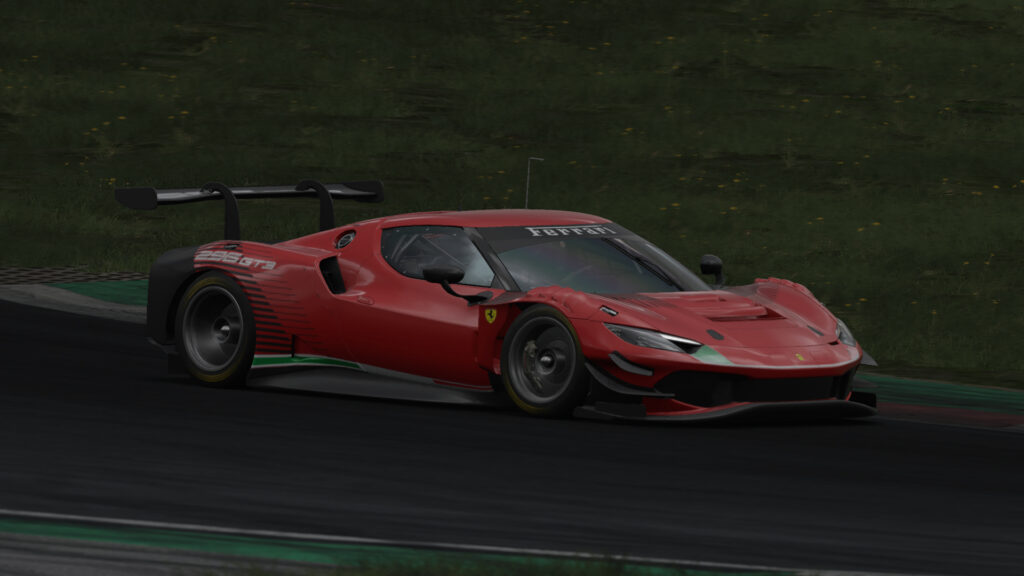Ferrari296 GT3, Nürburgring Nordschlelife, Assetto Corsa Evo’s V0.6 update:  Cause for optimism