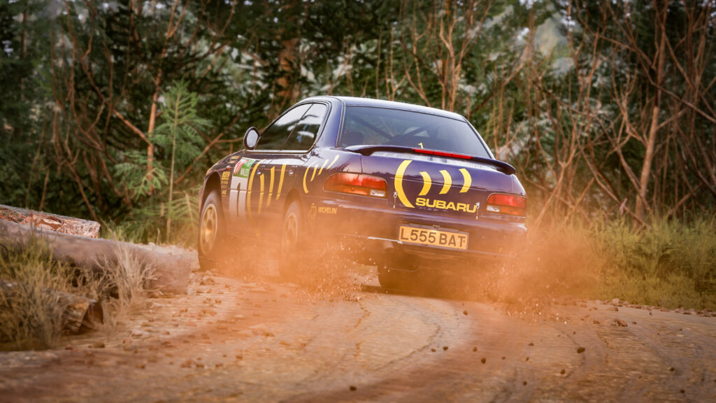 Subaru Impreza Group A, L555 BAT, Colin McRae, Rally Wales. Assetto Corsa Rally’s V0.4 build: Maxi attack