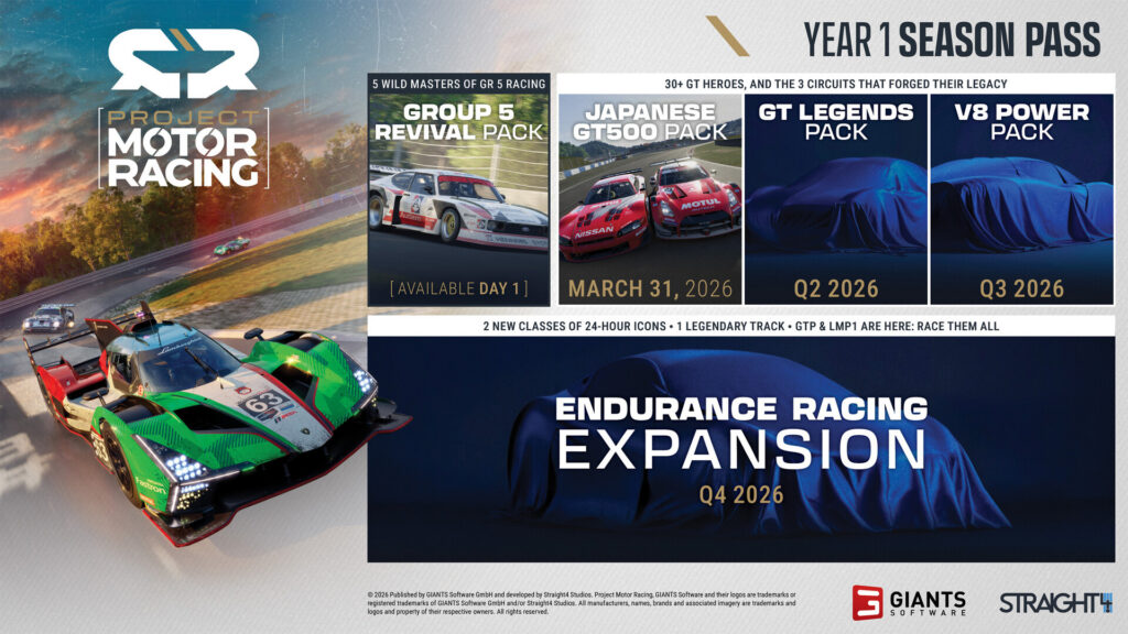 Project Motor Racing DLC Year 1 Pass April 2026