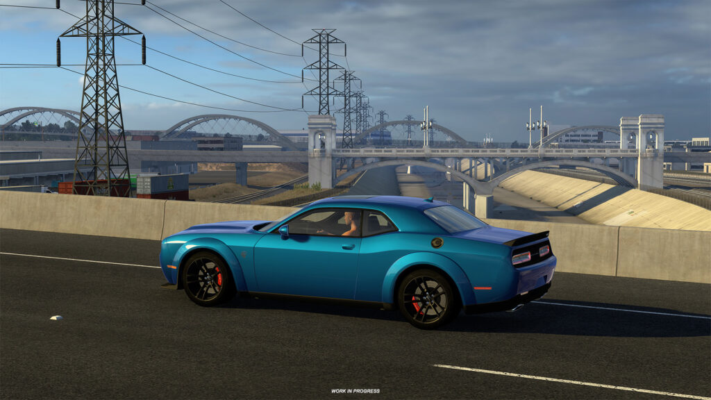 Dodge Challenger SRT Hellcat Widebody coming to American Truck Simulator’s Road Trip mode