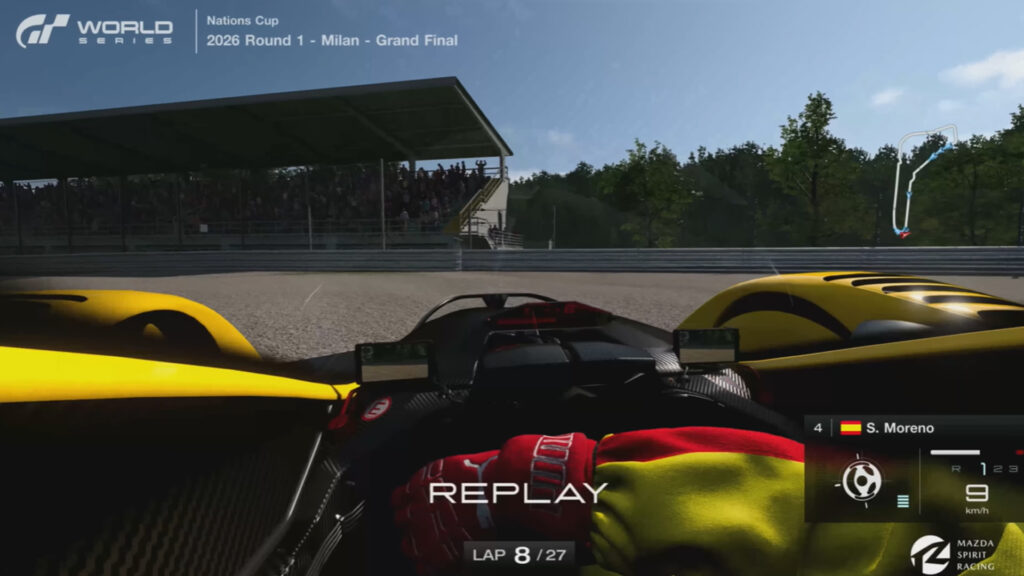 Gran Turismo World Series Nations Cup Round 1 Moreno Spins 01