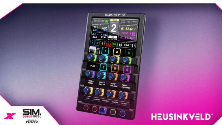Heusinkveld to showcase updated DisplayDash at SimRacing Expo Charlotte 