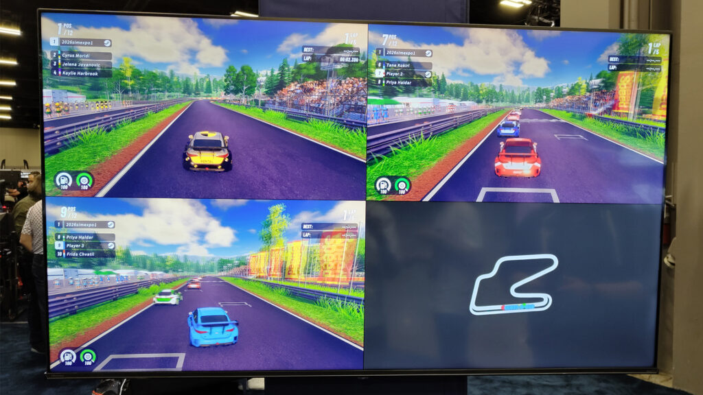 iRacing Arcade split screen 03