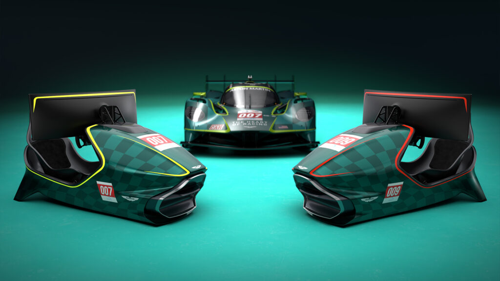 AMR-C01-R Hypercar simulator, New Aston Martin Valkyrie-inspired simulator is £58k worth of green unobtanium