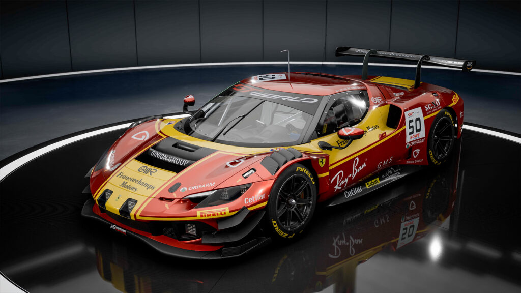 New Assetto Corsa Competizione console update adds 95 liveries