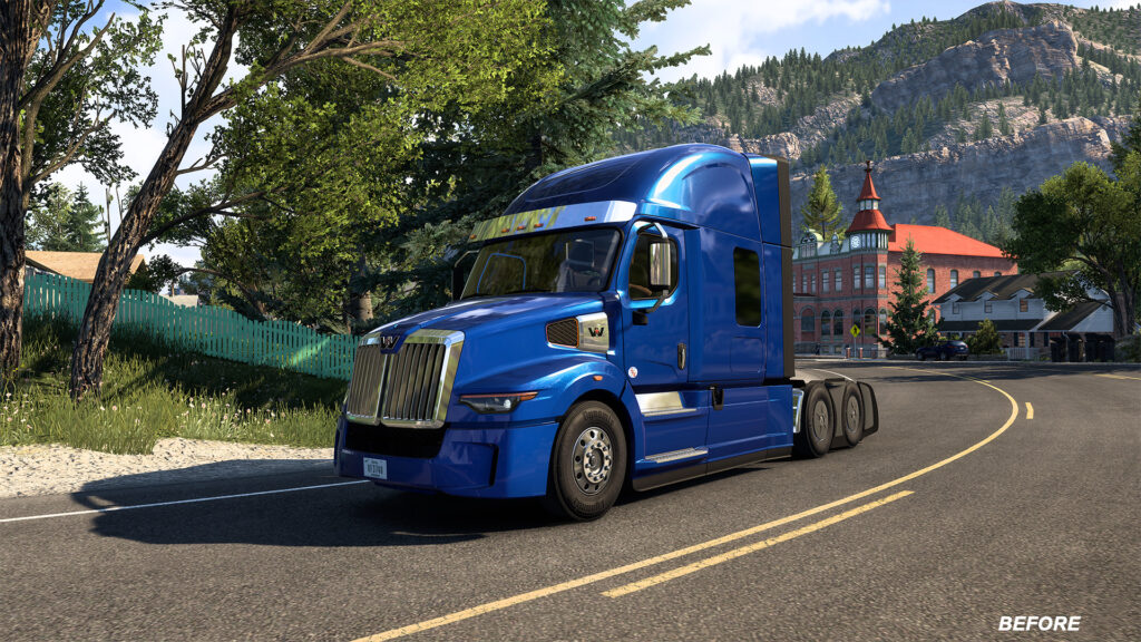 American Truck Simulator’s V1.60 update out now, adds improved lighting and materials