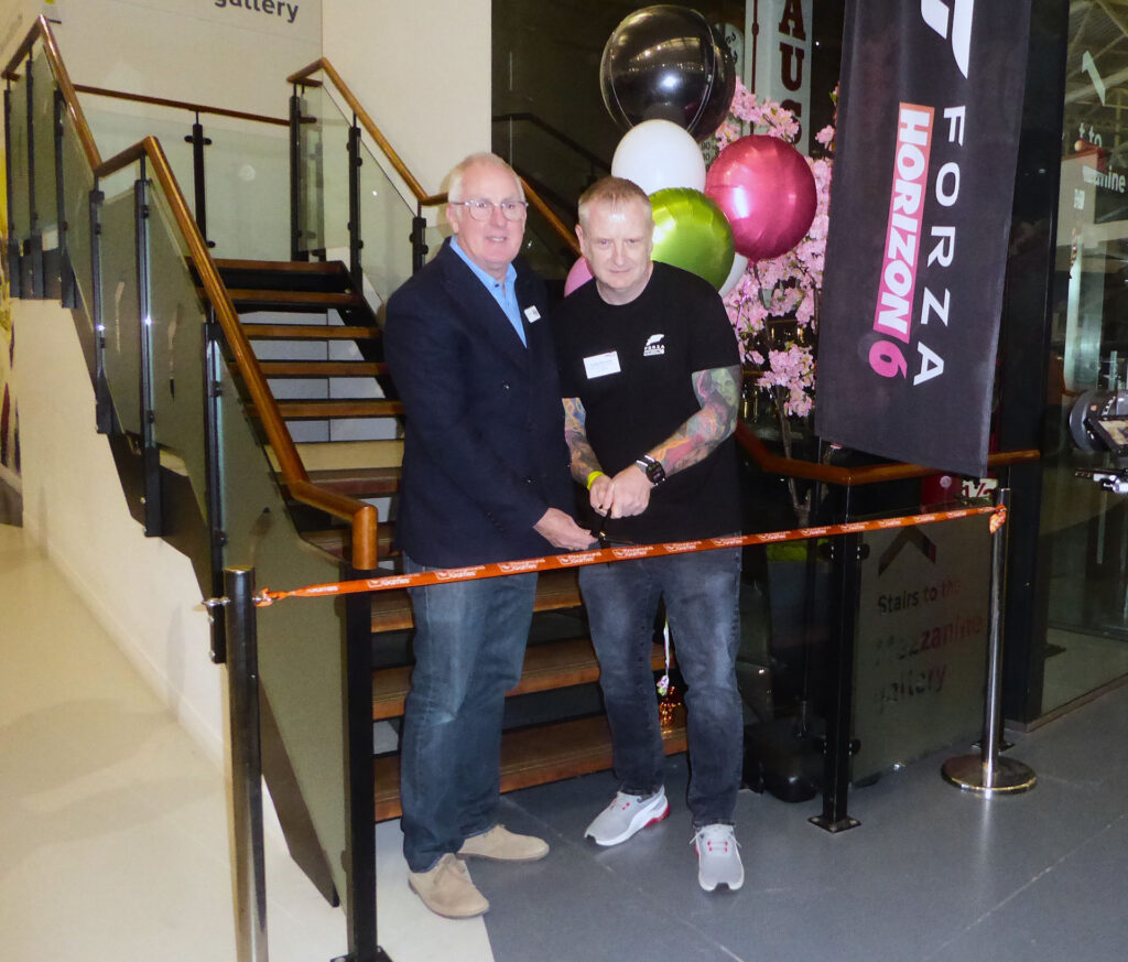 Head of Xbox Games Studios Craig Duncan opening the Forza Horizon 6 British Motor Museum exhibition