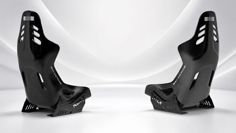 Next Level Racing reveals new flagship carbon fibre and fibreglass ES3 Elite seats