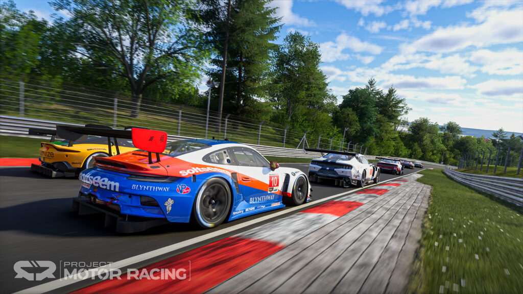 New Project Motor Racing update reworks GT3 and GT4 physics, adds alpha triple-screen support