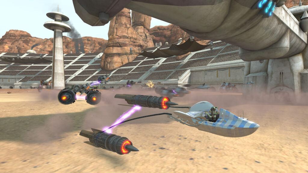 Kinect Star Wars podracing