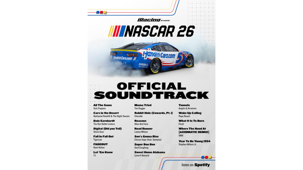 NASCAR 26 soundtrack
