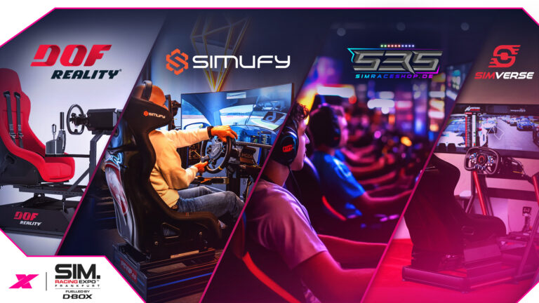 SimVerse, SimRaceShop.de, DOF Reality and Simufy to exhibit at SimRacing Expo Frankfurt 2026