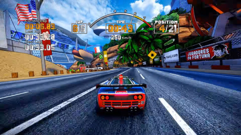 The ‘90s Arcade Racer is being revived as a playable mini-game