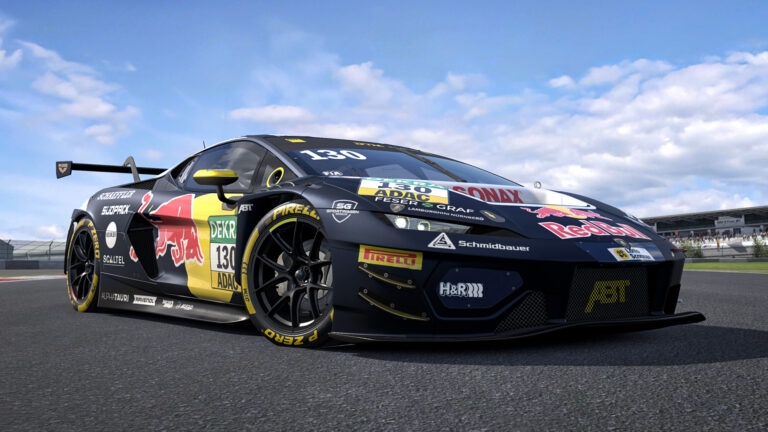This is the Lamborghini Temerario GT3 in RaceRoom