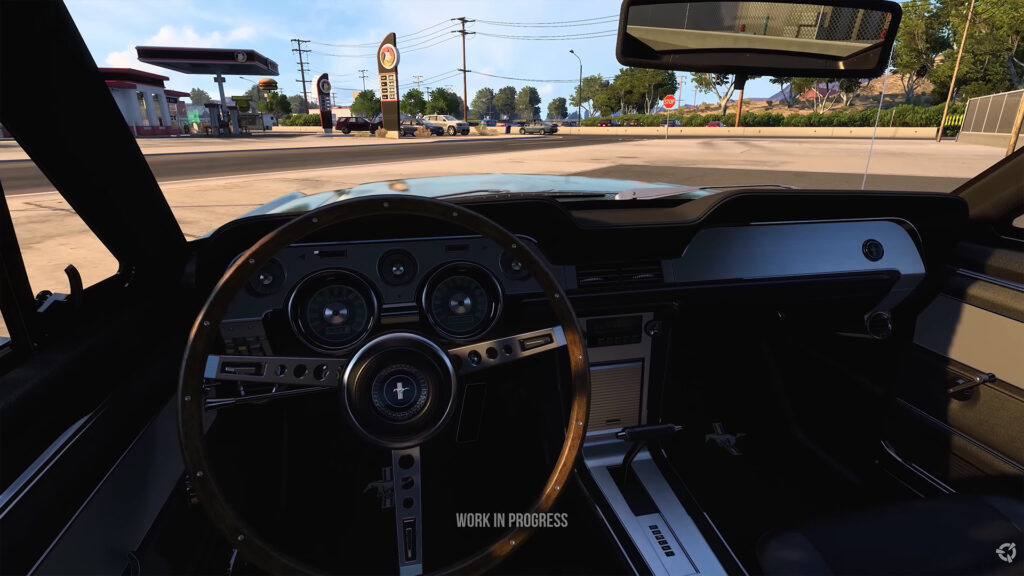 American Truck Simulator, Ford Car Pack DLC, Ford Mustang Fastback 1967, Road Trip mode