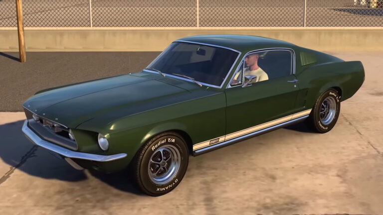 American Truck Simulator, Ford Car Pack DLC, Ford Mustang Fastback 1967, Road Trip mode