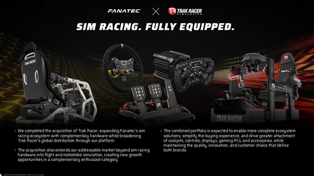 Fanatec and Trak Racer Corsair 01