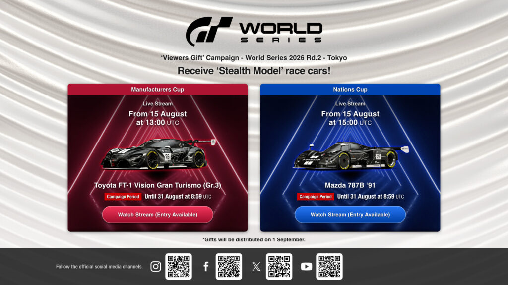 Gran Turismo 7 players can win free cars and up to two million credits this week
