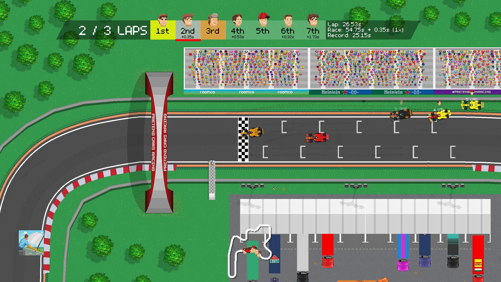 Retro top-down racer Pretend Cars Racing 2 exits Early Access