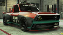 Datsun Sunny Truck MINI GT RS-02X “Kagami”, MINI GT, Slammed Datsun Sunny pickup truck teased for Tokyo Xtreme Racer
