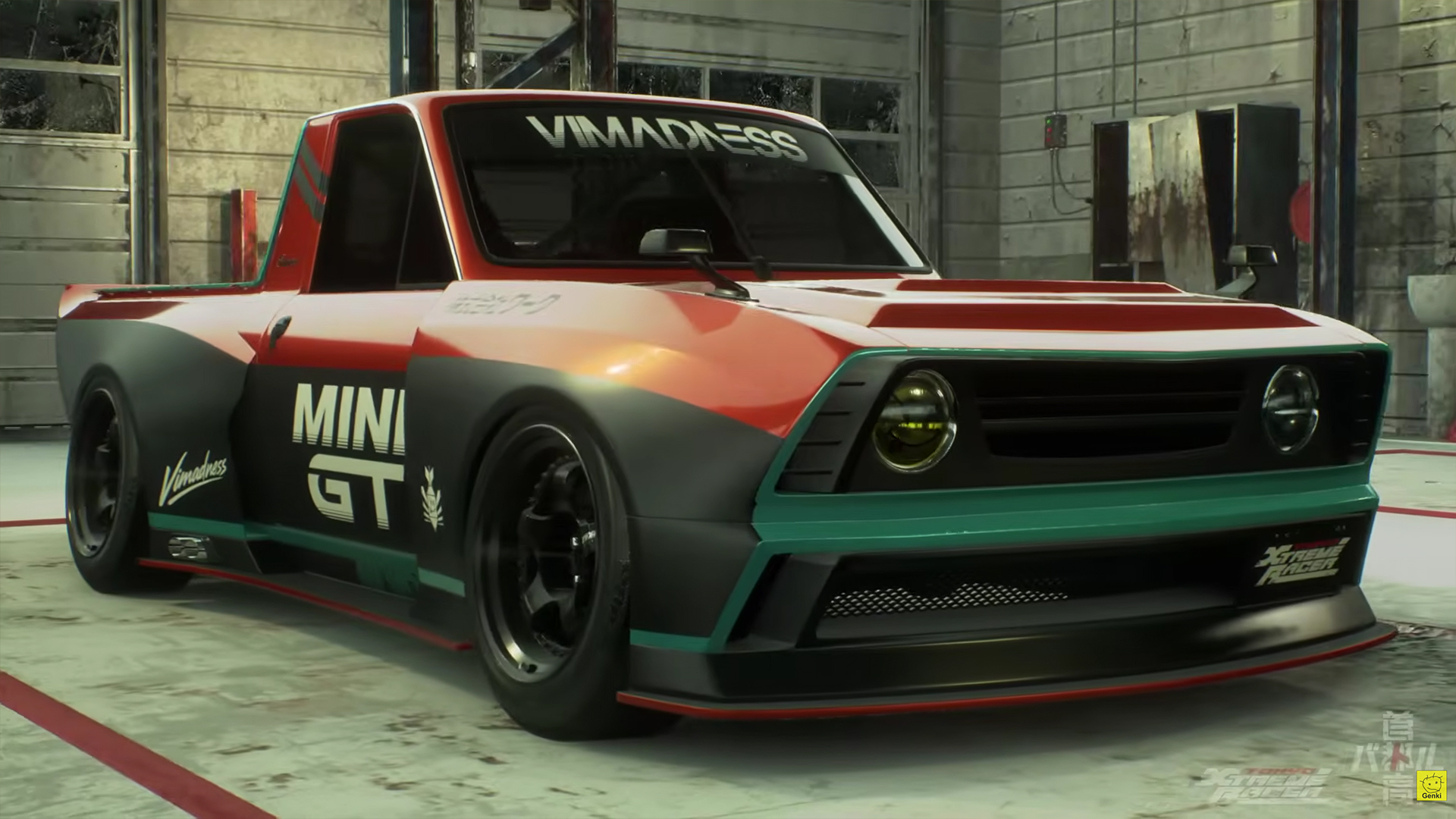 Datsun Sunny Truck MINI GT RS-02X “Kagami”, MINI GT, Slammed Datsun Sunny pickup truck teased for Tokyo Xtreme Racer