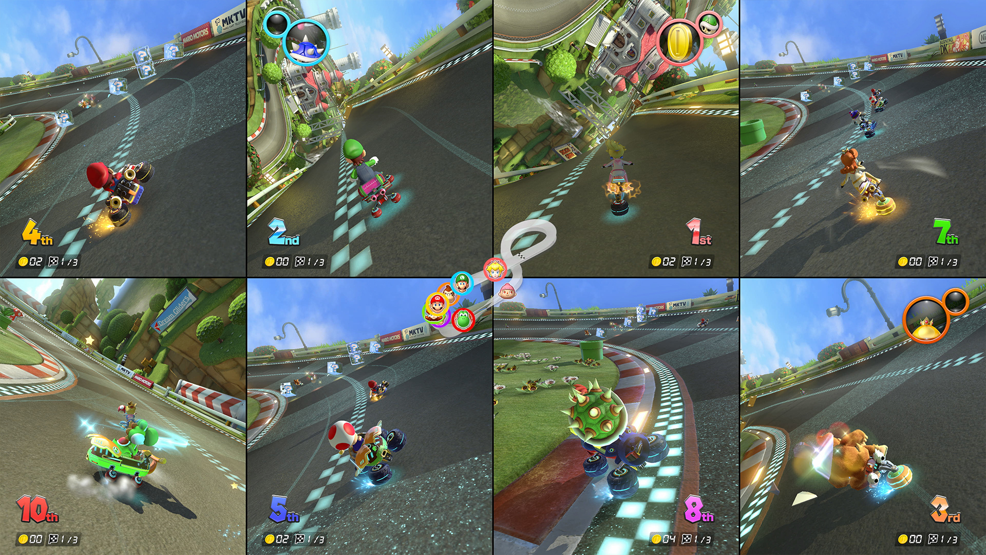 Free Mario Kart 8 Deluxe Switch 2 update adds eight-player split-screen