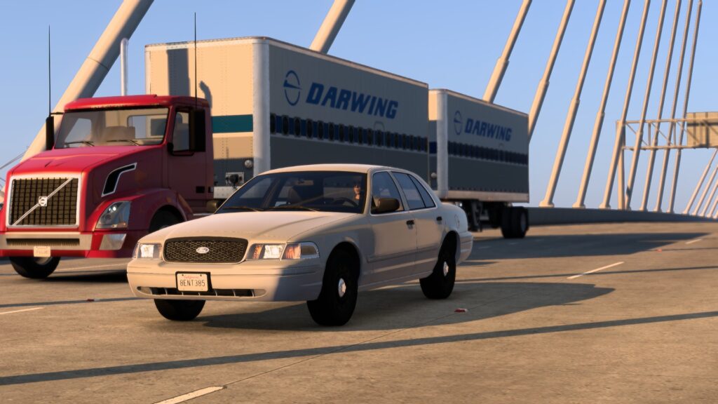American Truck Simulator Road Trip Ford Crown Victoria