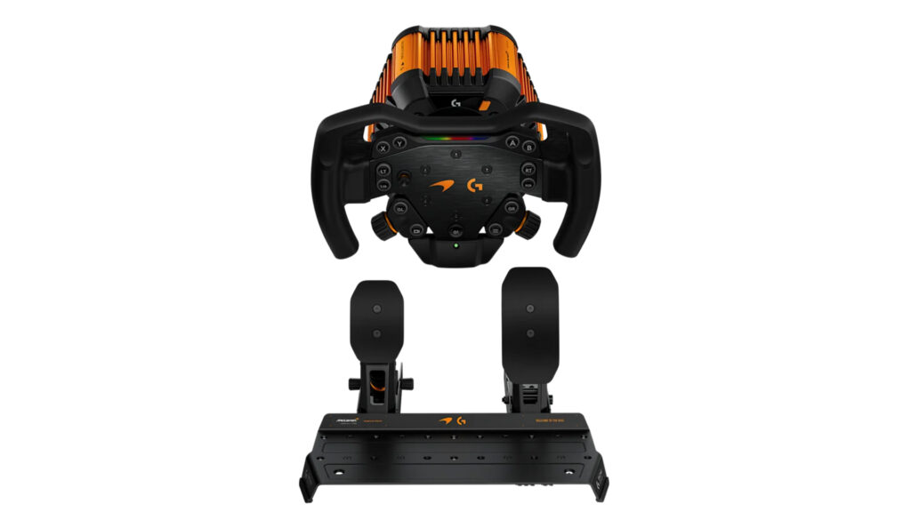 Logitech announces new RS50 McLaren Racing Bundle, featuring 8Nm wheelbase and load cell pedals