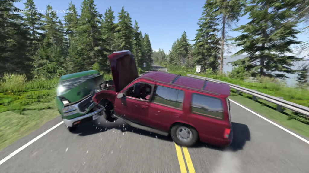 BeamNG.drive PS5 crash