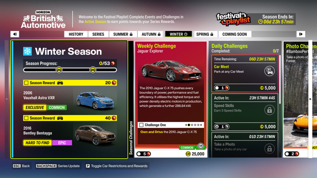 How to complete the Series 5 Week 3 ‘Shimanoyama Region’ Treasure Hunt in Forza Horizon 6