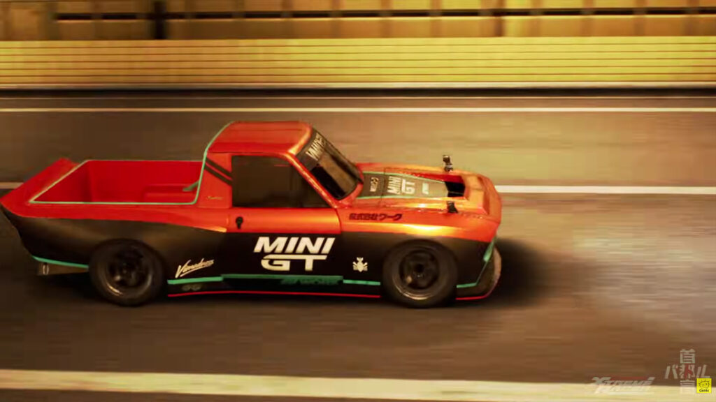 Datsun Sunny Truck MINI GT RS-02X “Kagami”, MINI GT, Slammed Datsun Sunny pickup truck teased for Tokyo Xtreme Racer