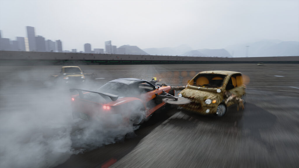 ‘Nukedrop Zombies’ mod is the Assetto Corsa-Vampire Survivors crossover you never knew you wanted