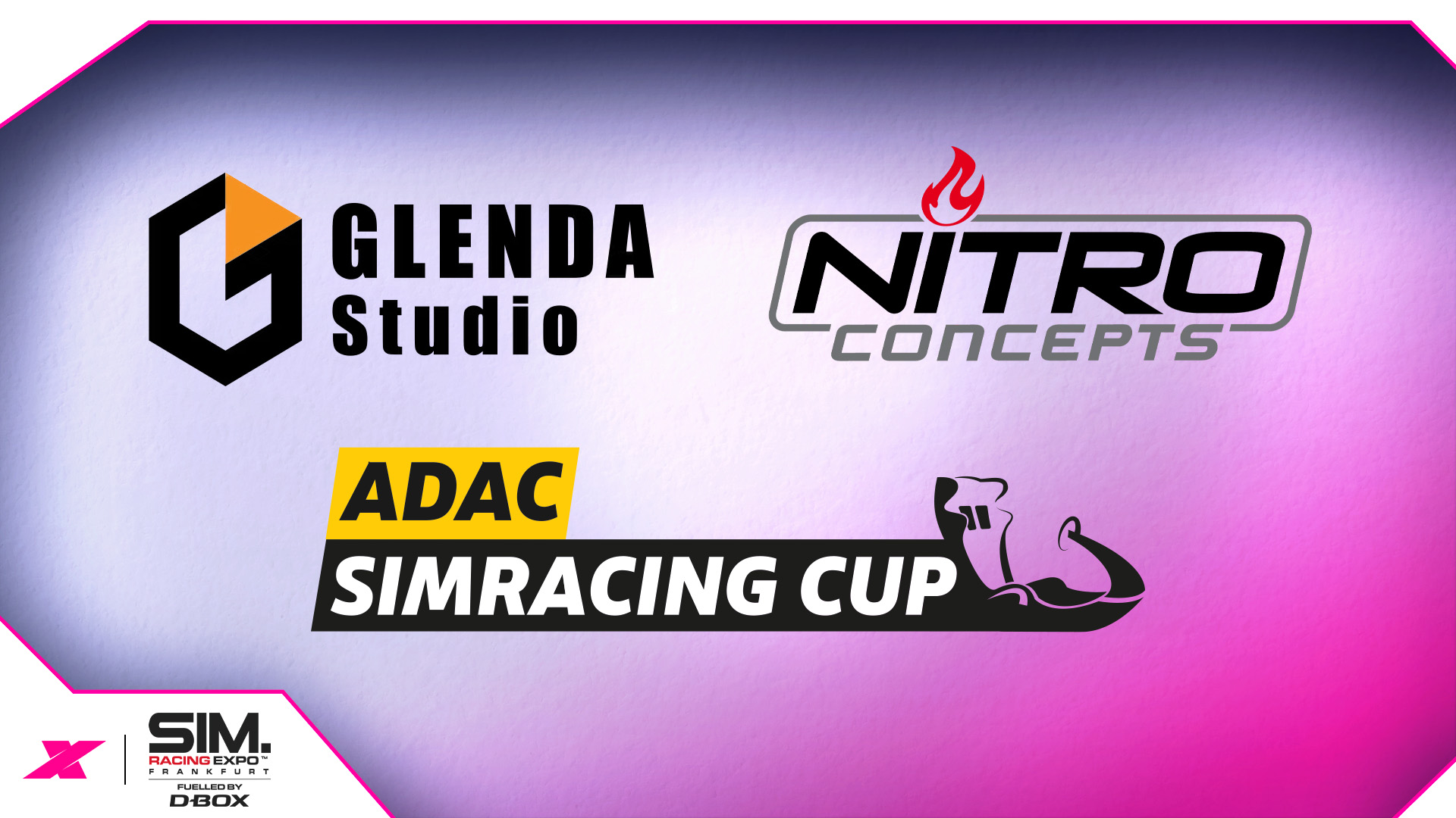 Glenda Studio, ADAC SimRacing and Nitro Concepts join SimRacing Expo Frankfurt lineup