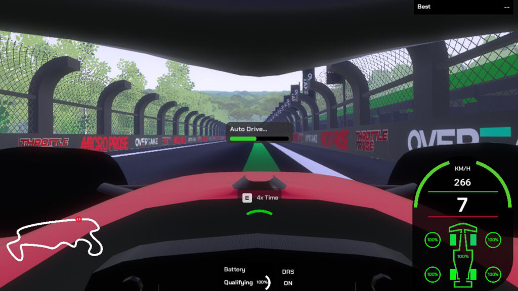Throttle Trace Drivers eye