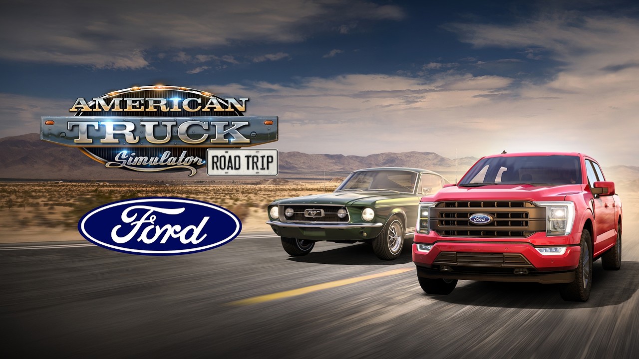 American Truck Simulator Road Trip mode with Ford vehicles