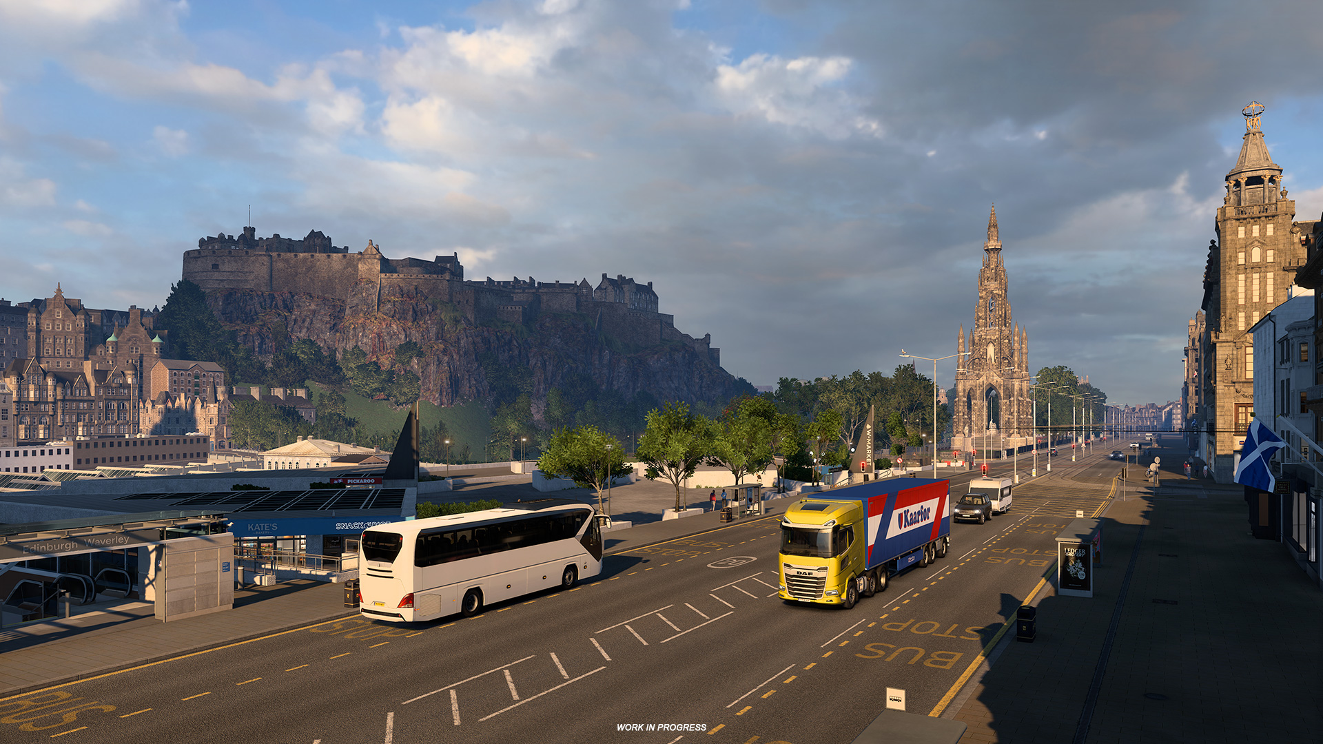 New previews showcase Euro Truck Simulator 2’s detailed Edinburgh rework