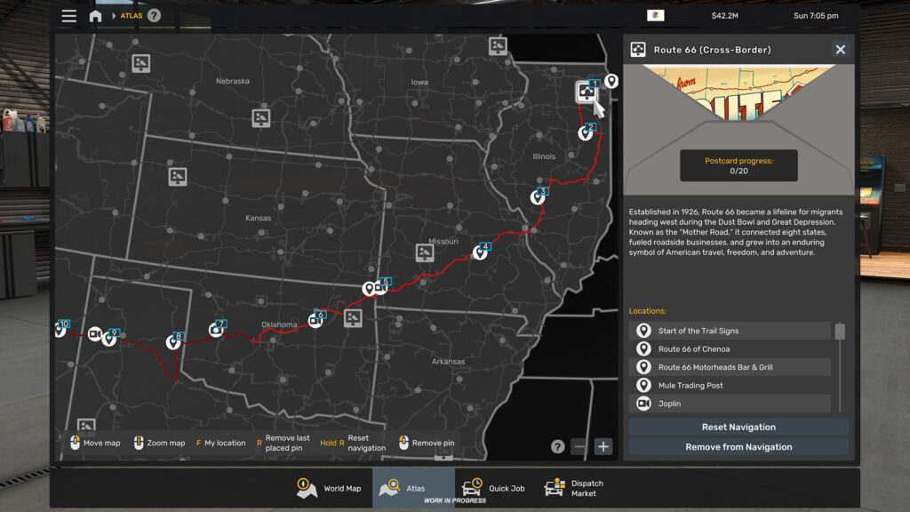 American Truck Simulator’s V1.62 Open Beta released, adds more Road Trip mode tourist boards